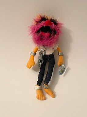Vintage Muppets Drummer Animal Plush Nanco Jim Henson 1990s 11" Mascot Stuffed